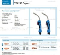 Горелка для полуавтоматической сварки TBi 250 Expert, длина 5 m. - st-e.info - Пенза
