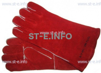 Перчатки-краги сварщика TETU 104 KEVLAR RED - st-e.info - Пенза