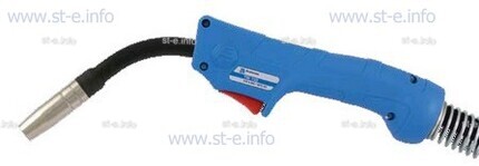 Горелка для полуавтоматической сварки TBi 250-DR-blue-ESG, со сменным поворотным корпусом, длина 3 метра - st-e.info - Пенза