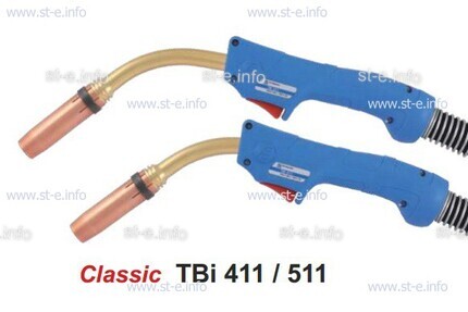 Горелка для полуавтоматической сварки TBi 411-blue-ESW,длина 3 метра - st-e.info - Пенза