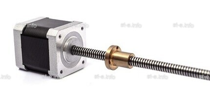 Шаговый двигатель 42HSL48-1204JA08-E146 (Tr8*4) - st-e.info - Пенза