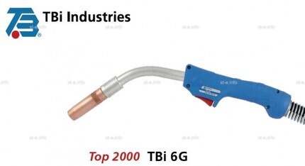 Горелка для полуавтоматической сварки TBI 6G-S-blue-ESG, длина 4 метра - st-e.info - Пенза