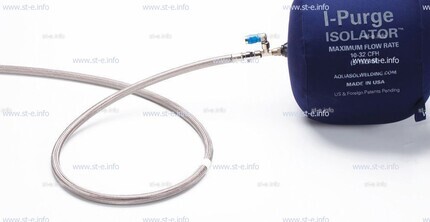 Односторонняя заглушка с трубкой и клапаном ISO 4" (102 mm)  - st-e.info - Пенза