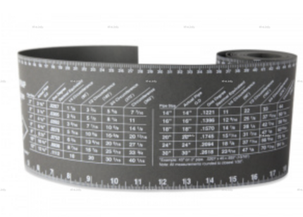 Лента для разметки труб 128mm*1220mm - st-e.info - Пенза