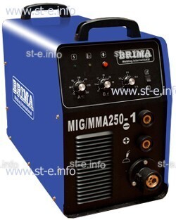 Сварочный инверторный полуавтомат BRIMA MIG/MMA 250-1 (220) - st-e.info - Пенза
